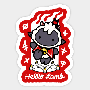 Little Lamb v2 Sticker